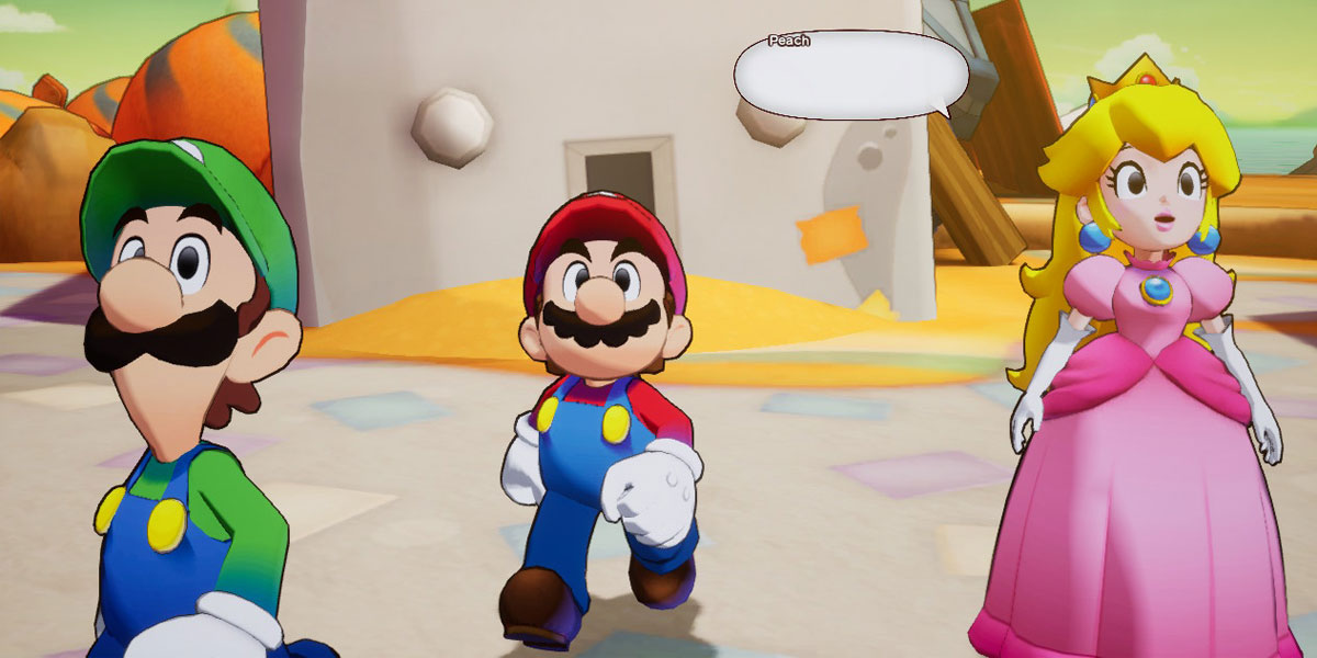 Mario & Luigi Brothership: Peach oder Luigi als Spion auswählen?